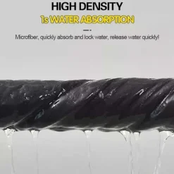 New 10 st Tjocka Magiska Rengöringsdukar, Mikrofiber utan Ränder Absorberande Omedelbar Polering Återanvändbar Rengöringsduk