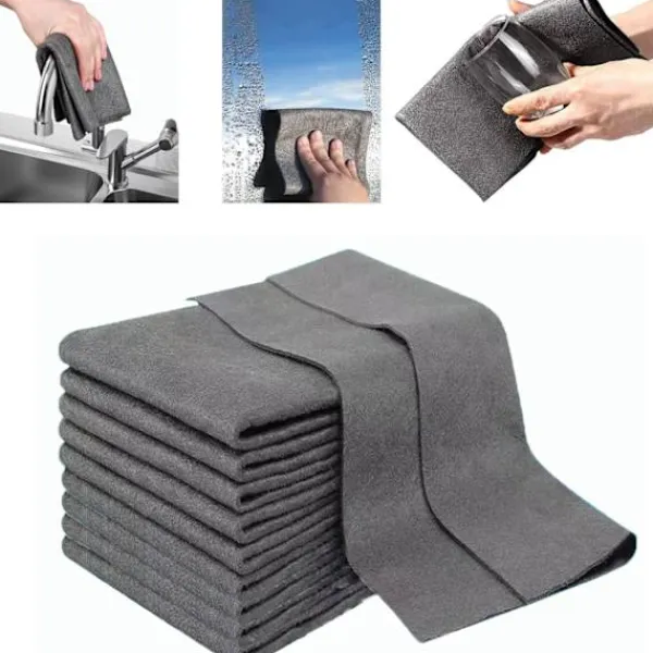 Sale 10 st Tjocka Magiska Rengöringsdukar Absorberande Torkdukar