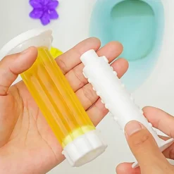 Hot 6 st, toalett rengöringsgel, toalettgel med blomdoft, toalettdeodoriserande gel med blomdoft