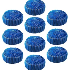 Hot 10 st Toalettblock Blå Badrum Toalett Tank Rengörare