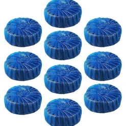 Hot 10 st Toalettblock Blå Badrum Toalett Tank Rengörare