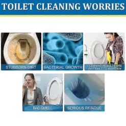 Best 2 st Toalettrengöring och kraftfull fläckborttagare för kalk, hårt vatten och toalettfläckar 100 ml
