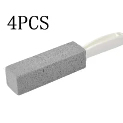 Hot 4 st Toalettstädare i pimpsten med handtag - Toalett Pimpsten Rengöring Sten för Kök Badrum Pool Hushållsrengöring Fötter