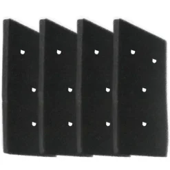 Best 4 st Torkfilter för Bauknecht Privileg Whirlpool HX 481010716911 Torkfilter Återanvändbart Kondenserande Black