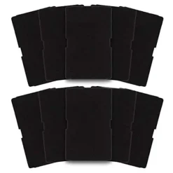 New DAO 10 st torkfilter för torktumlare ersättning för Beko 2964840100, luddfilter för torktumlare Beko DE8635rx DS7512pa torktumlare db black