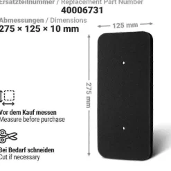 Online 5 st Torktumlare Filter Kompatibel med Candy 40006731 Värmeväxlare Filter Skumfilter Luddfiltermatta Kompatibel med Torktumlare-B16