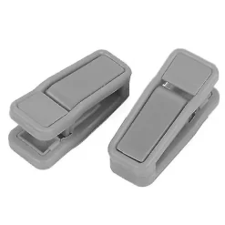 Outlet 20 st Tunga Klädnypor Plastklädnypor Tvättklädsnålar - FÄRG: Svart