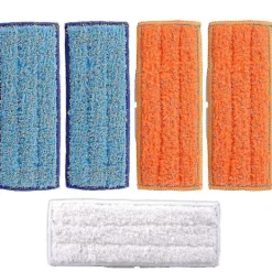 Clearance 5 st Tvättbara moppdynor för Irobot Braava Jet 250 240 241 Inkluderar 2 st Våtservetter, 2 st Våtservetter, 1 st Torrservett