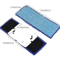 Clearance 5 st Tvättbara moppdynor för Irobot Braava Jet 250 240 241 Inkluderar 2 st Våtservetter, 2 st Våtservetter, 1 st Torrservett