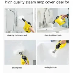 Discount 5 st Tvättbara Triangulära Mikrofiber Rengöringsdynor Överdrag Tvättbara Dukar För Alla Andra Ångmoppar På Marknaden[D]