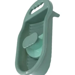 Hot 1 st tvättbräda - Handtvätt Rengöring Bräda Diskho Mini Bärbar Tvättmaskin Sock Tvättbräda Pp Djur Barn Underkläder green