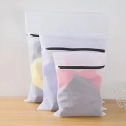 Sale 2 st Tvättkassar för underkläder - 40 x 50 cm Vit