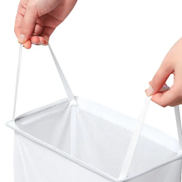 Outlet 2 st tvättkorg i nät för smutsiga kläder