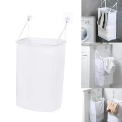 Outlet 2 st tvättkorg i nät för smutsiga kläder