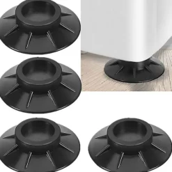 Outlet 4 st Tvättmaskin Gummistöd Dämpare Stativ Halkskydd