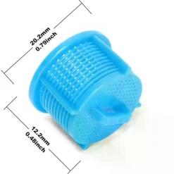 Clearance 8 st Tvättmaskin Inloppsventil Filter Mesh AGM73269501 (4 Röda + 4 Blå) 202 mm x 122 mm Kompatibel med Kenmore LG 1810261 AP586