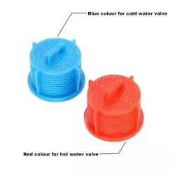 Clearance 8 st Tvättmaskin Inloppsventil Filter Mesh AGM73269501 (4 Röda + 4 Blå) 202 mm x 122 mm Kompatibel med Kenmore LG 1810261 AP586