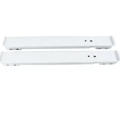 Best 2 st Tvättmaskin Mobil Rulle Utdragbar Järn Vit 16 Hjul Lågt Ljud Hög Lastkapacitet med Broms Tvättmaskinsvagn för Möbler