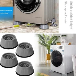 Sale 4 st Tvättmaskin Stödmattor Anti-Vibrationsben Stopp Fotplatta Fötter