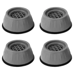 Best 4 st Tvättmaskin Stötdämpande Matta Anti-Vibrations Ben Stopp Fot Pad Fötter Pads [DB]