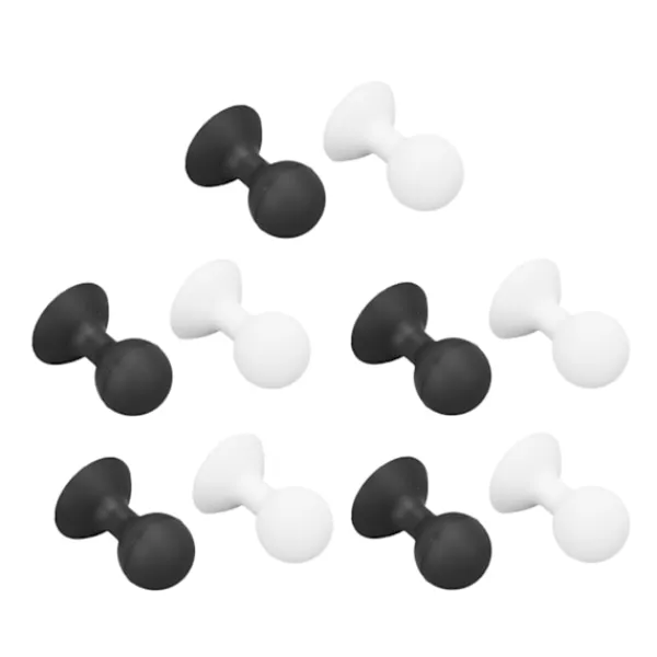 New 10 st tvättmaskinsdörrstopp i gummi, universell för tvättmaskiner med frontmatning