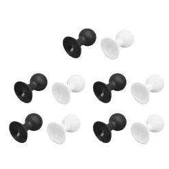 New 10 st tvättmaskinsdörrstopp i gummi, universell för tvättmaskiner med frontmatning