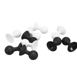 New 10 st tvättmaskinsdörrstopp i gummi, universell för tvättmaskiner med frontmatning