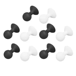 New 10 st tvättmaskinsdörrstopp i gummi, universell för tvättmaskiner med frontmatning