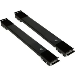 2 st Tvättmaskinsställ Mobilt Verktyg Kylskåpsbas Mobil Rullställ Kylskåpshylla Hjul Svart