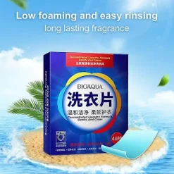 Hot 40 st Tvättmedel Ark Stark Dekontaminering Mjukgör Kläder Skonsamma Superkoncentrerade Tvättabletter för Tvättmaskin