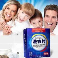 Hot 40 st Tvättmedel Ark Stark Dekontaminering Mjukgör Kläder Skonsamma Superkoncentrerade Tvättabletter för Tvättmaskin