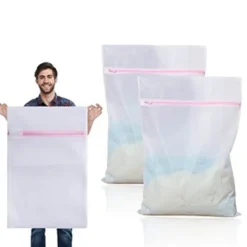 Discount 2 st Tvättnät 80cm x 60cm Stor Storlek Tvättpåse Tvätt