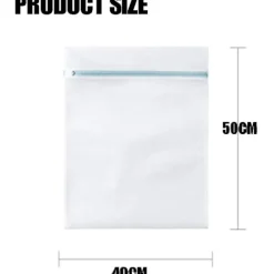 Sale 2 st Tvättnät för Tvättmaskin, Rese-tvättpåse Set för Torktumlare, Hållbara Tvättnät för Fintvätt, BH:ar, Underkläder, Portabel M 40cmx50cm