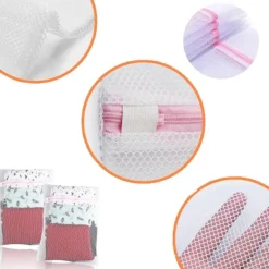 Outlet 3 st tvättpåsar för att skydda dina olika kläder, skor, strumpor, behåar, underkläder_yux 23*30cm