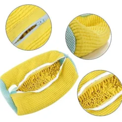 Discount 1 st Tvättsäck för skor i bomull - Tvättnät med fluffiga fibrer för enkel smutsborttagning - Anti-deformationssäck för skor och kläder