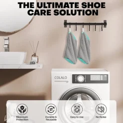 Discount 2 st Tvättskopåsar för Tvättmaskin och Torktumlare, Återanvändbar Skopåse för Rengöring yellow