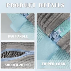 New Unbranded 2 st Tvättskopåsar för Tvättmaskin och Torktumlare, Återanvändbar Skopåse för Rengöring