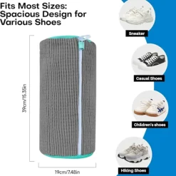 Hot 2 st Tvättskopåsar för Tvättmaskin och Torktumlare, Återanvändbar Skopåse för Rengöring blue