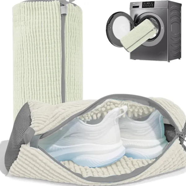 Online 2 st Tvättskopåsar för Tvättmaskin och Torktumlare, Återanvändbar Skopåse för Rengöring_qcx yellow