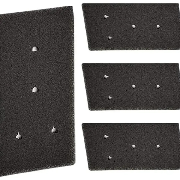 Hot 4 st tvättsvampfilter för Whirlpool, torktumlarfiltermatta 4810107169