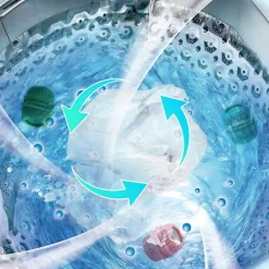 Online 1-4 st tygmjukmedelsfördelare, 2024 ny Downy-bolldispenser för tygmjukmedel pink