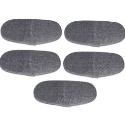 Outlet 5 st Ultrafina Fiber Ångmopp Duk Ersättningsdynor Kompatibla med Leifheit CleanTenso