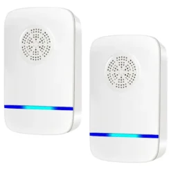 Sale DAO 2 st Ultraljud Skadedjursbekämpare, Ultraljud Musbekämpare, Ultraljud Myggavvisare inomhus, Anti Råttor/Kackerlackor/Gnagerenhet [DB]