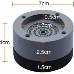 Outlet 4 st Universal Anti-Vibrationskuddar för Tvättmaskin Kylskåp, Kompatibla med Flera Märken