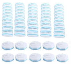 Outlet 60 st Uppgraderad Toalettborste Engångs Toalettrengöringsstav Refiller Skålskrubbare Huvuden