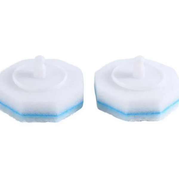 Outlet 60 st Uppgraderad Toalettborste Engångs Toalettrengöringsstav Refiller Skålskrubbare Huvuden