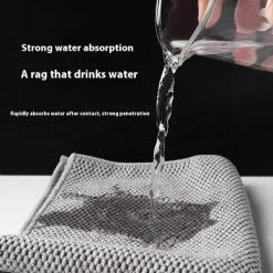 Online 3 st Vattenabsorberande Fyrkantiga Handdukar Kök Bar Rengöringsduk Handduk Te Shop Kaffemaskin Specialtrasor Hushållsrengöring 3PCS A