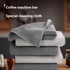 Online 3 st Vattenabsorberande Fyrkantiga Handdukar Kök Bar Rengöringsduk Handduk Te Shop Kaffemaskin Specialtrasor Hushållsrengöring 3PCS A