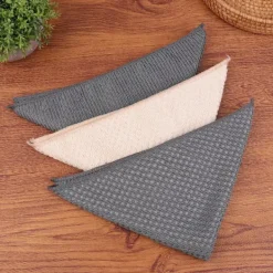 Online 3 st Vattenabsorberande Fyrkantiga Handdukar Kök Bar Rengöringsduk Handduk Te Shop Kaffemaskin Specialtrasor Hushållsrengöring 3PCS A