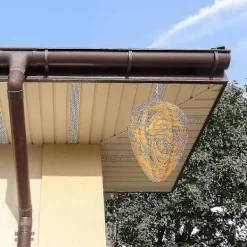 Hot 4 st Vattentäta Getingbo Attrapper Hängande Hornet Avskräckare Falska Tyg Getingbon Giftfria Bi Attrapper [DB] 4 st 4pcs